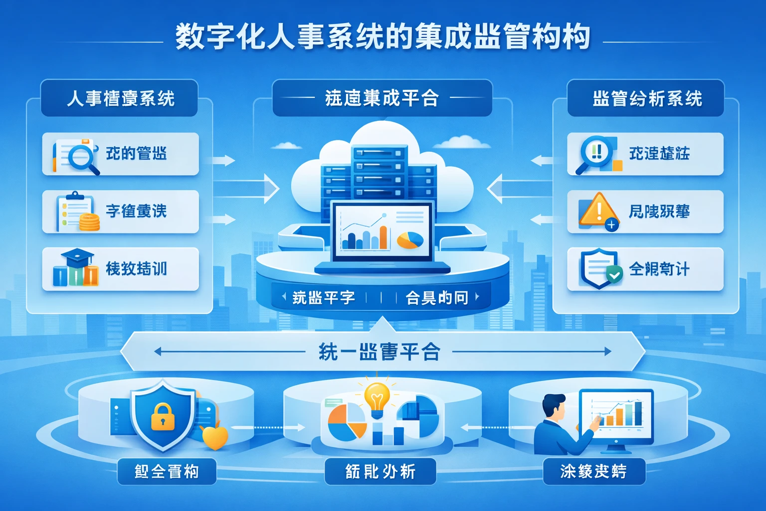 数字化人事系统的集成监管架构