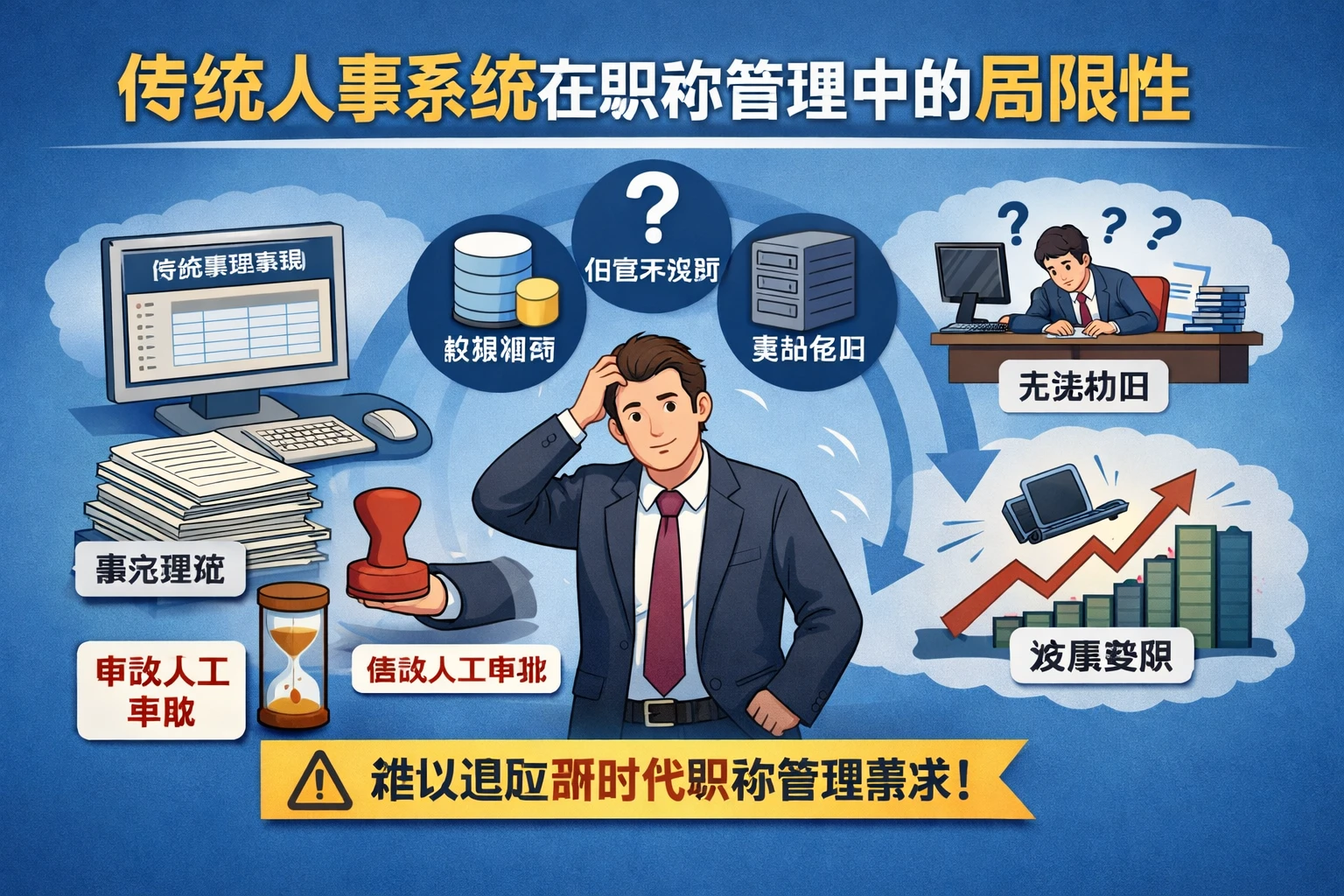 传统人事系统在职称管理中的局限性