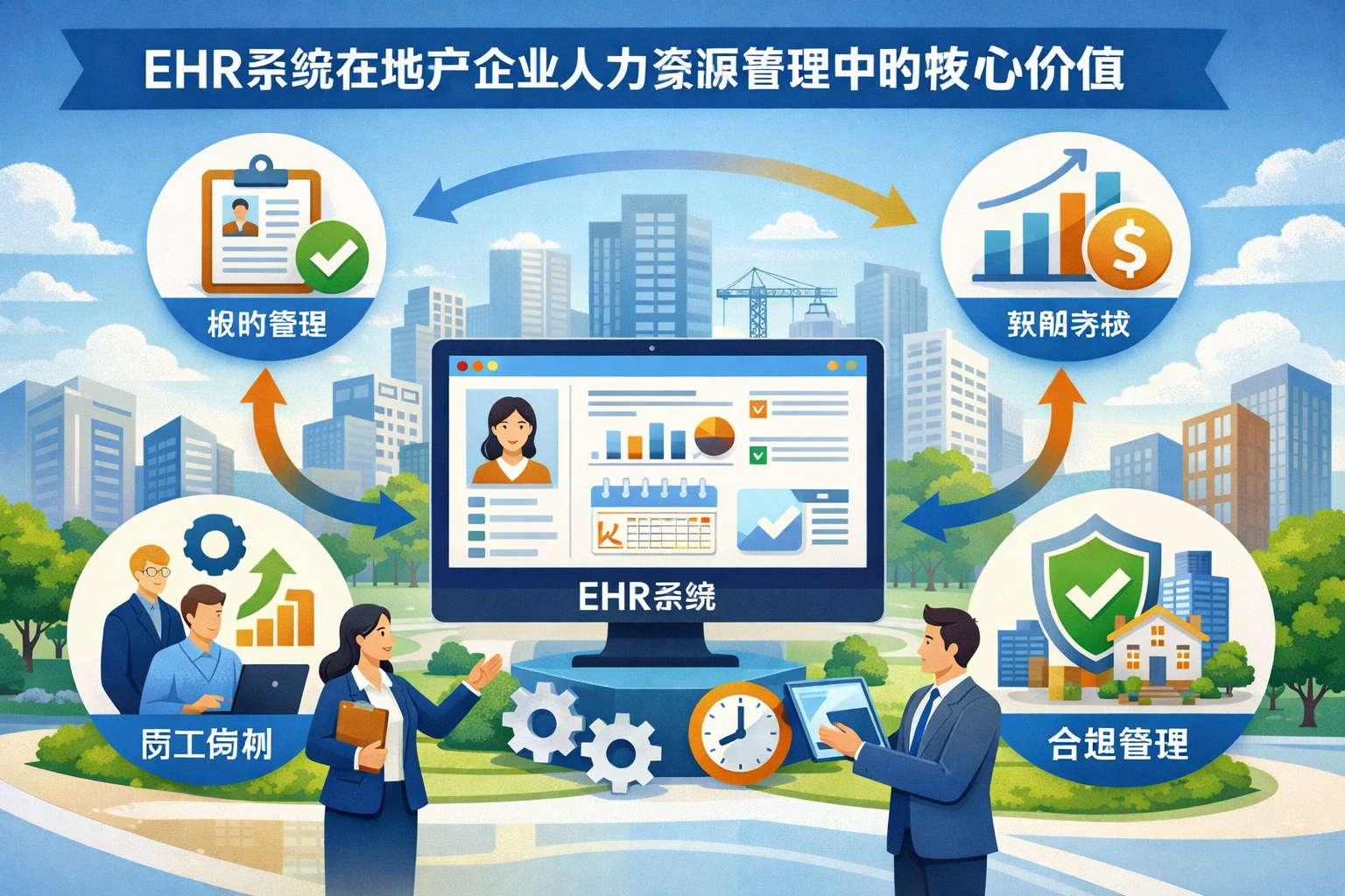 EHR系统在地产企业人力资源管理中的核心价值