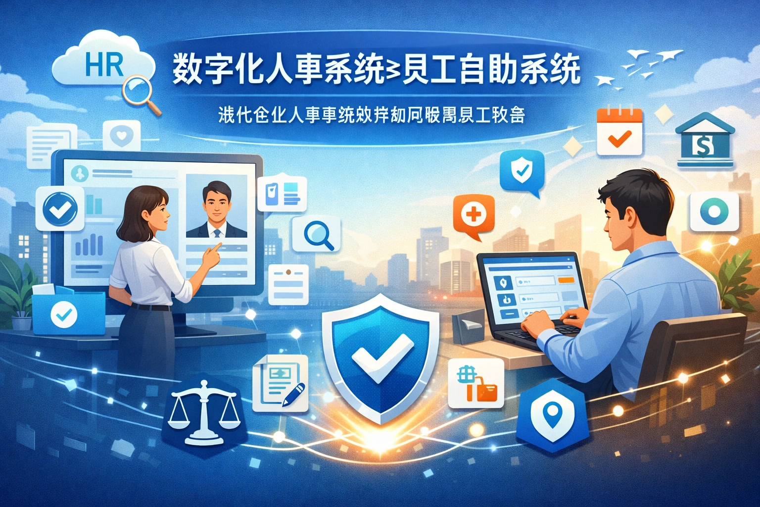 数字化人事系统与员工自助系统:现代企业人事管理软件如何保障员工权益