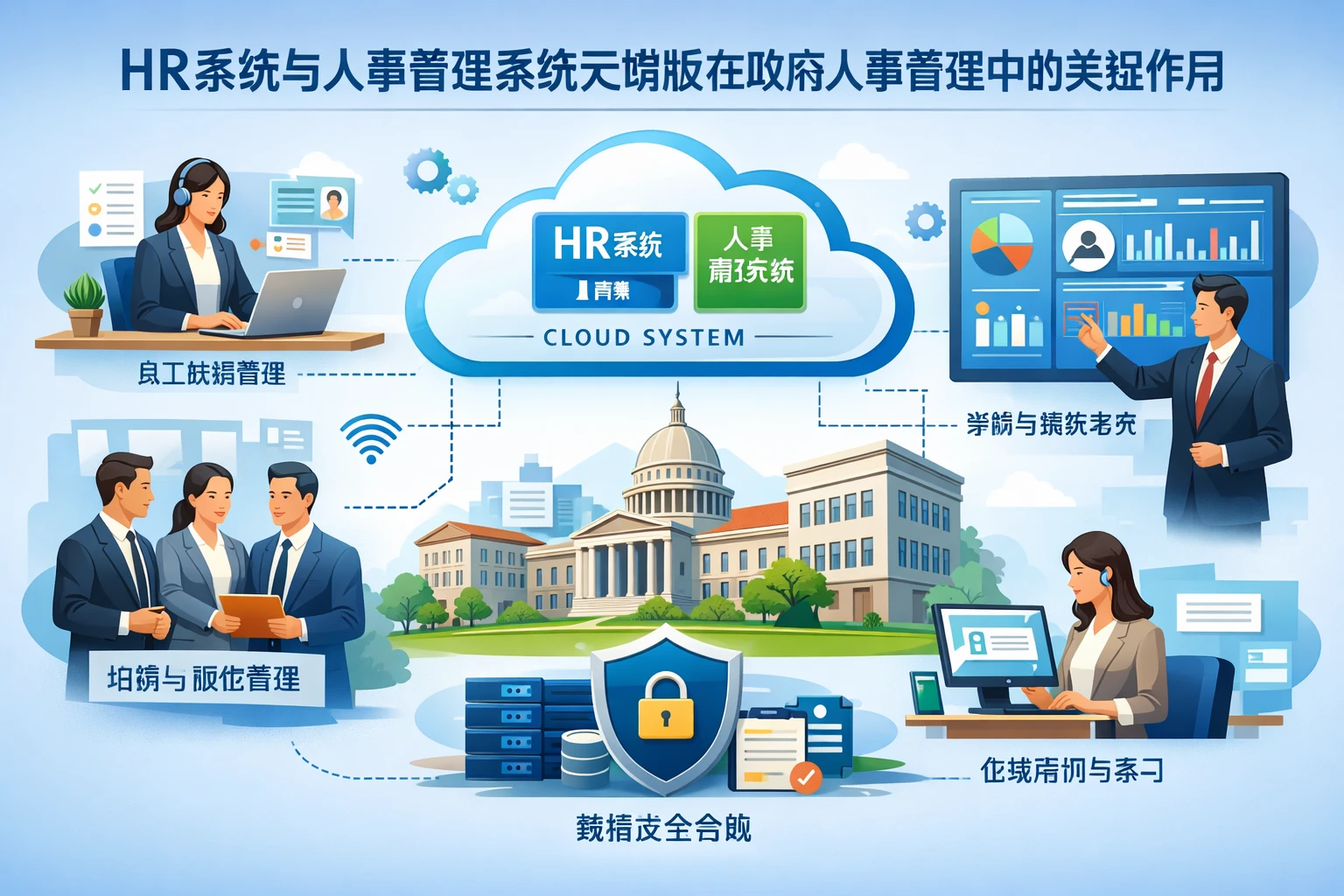 HR系统与人事管理系统云端版在政府人事管理中的关键作用