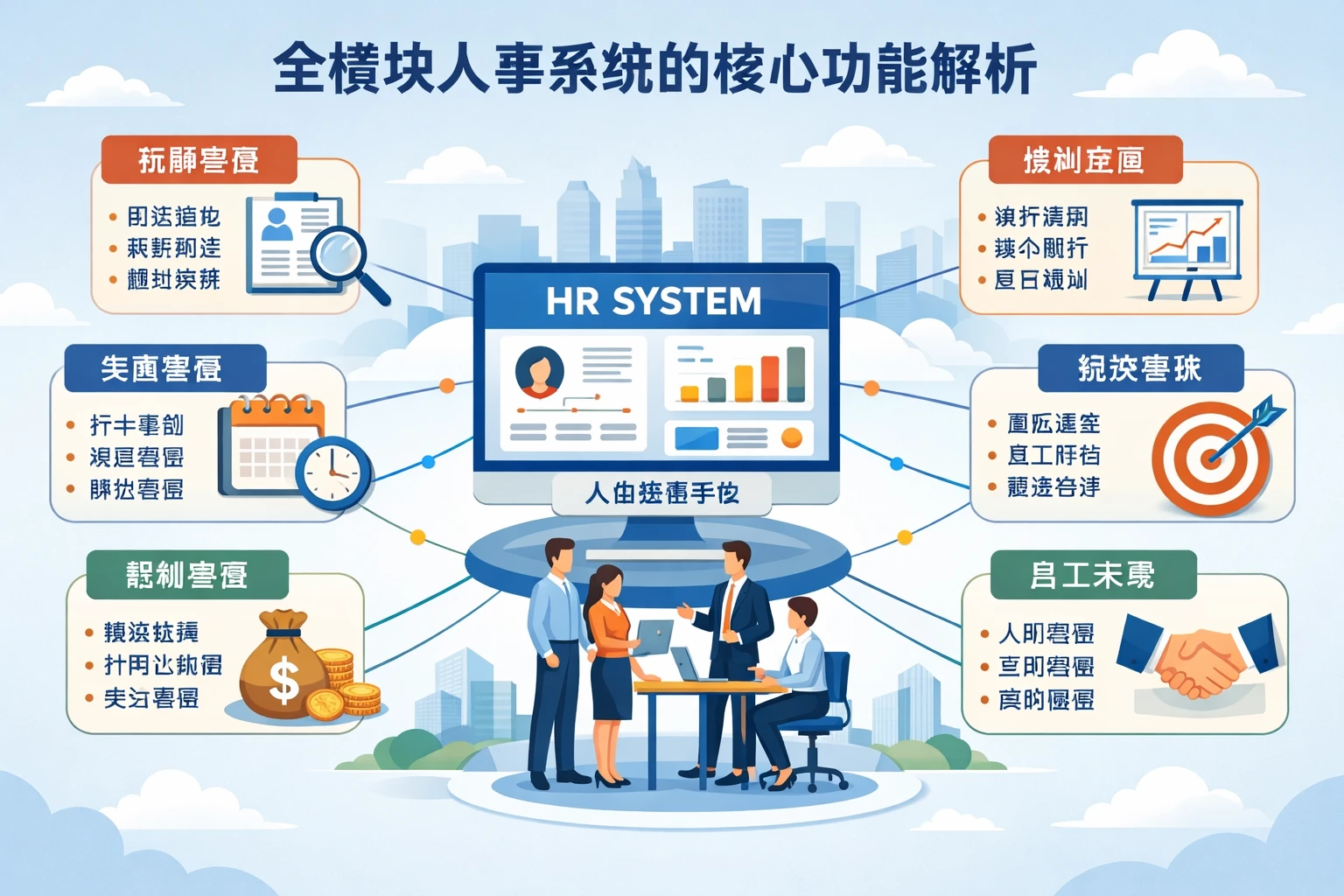 全模块人事系统的核心功能解析