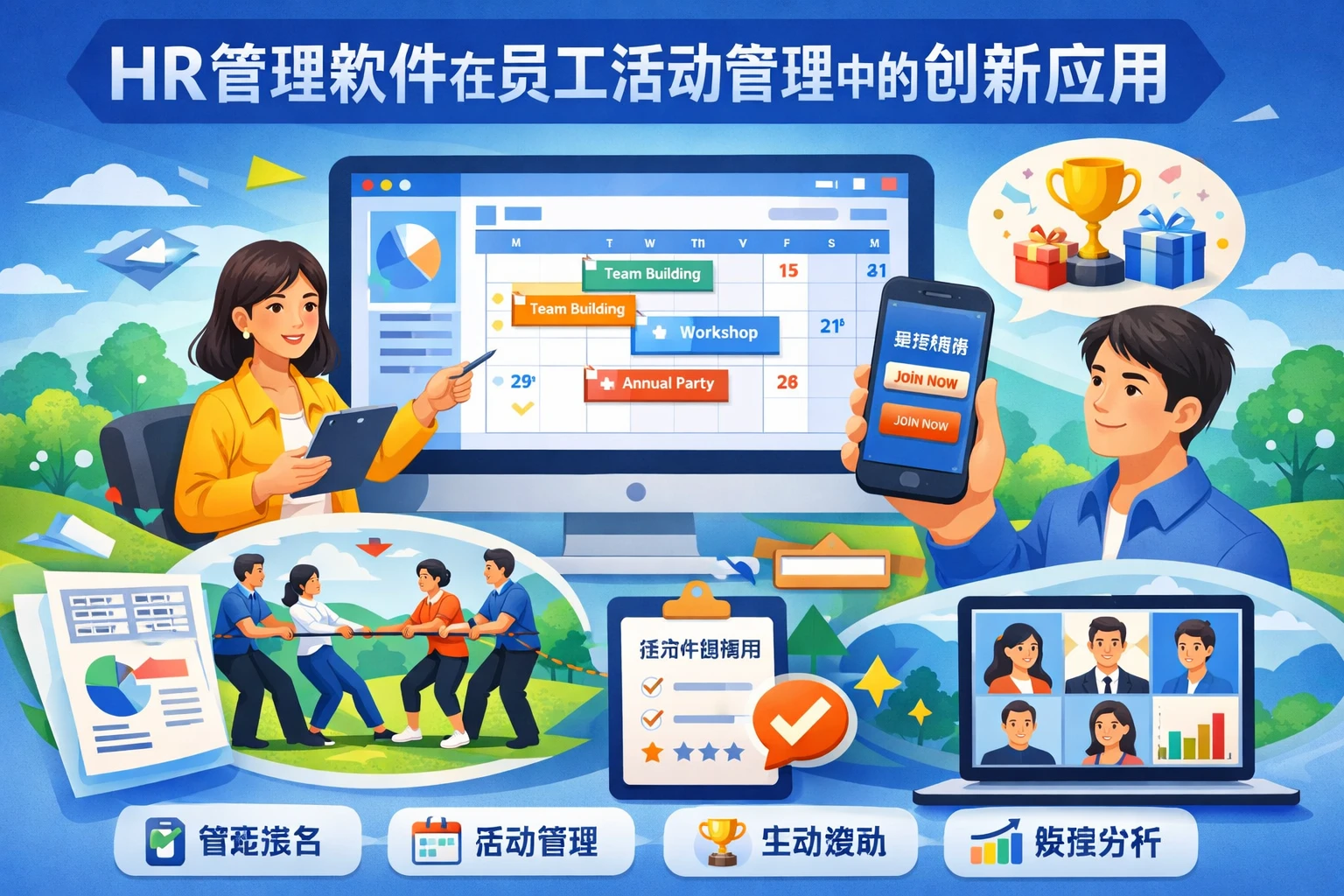 HR管理软件在员工活动管理中的创新应用