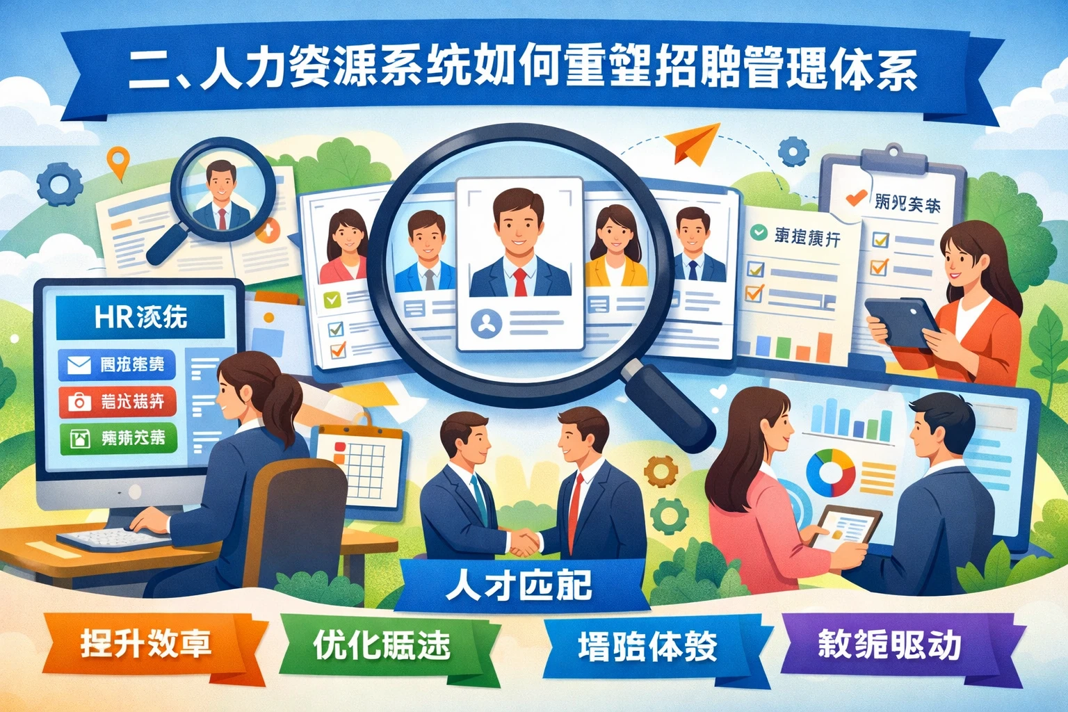 二、人力资源系统如何重塑招聘管理体系