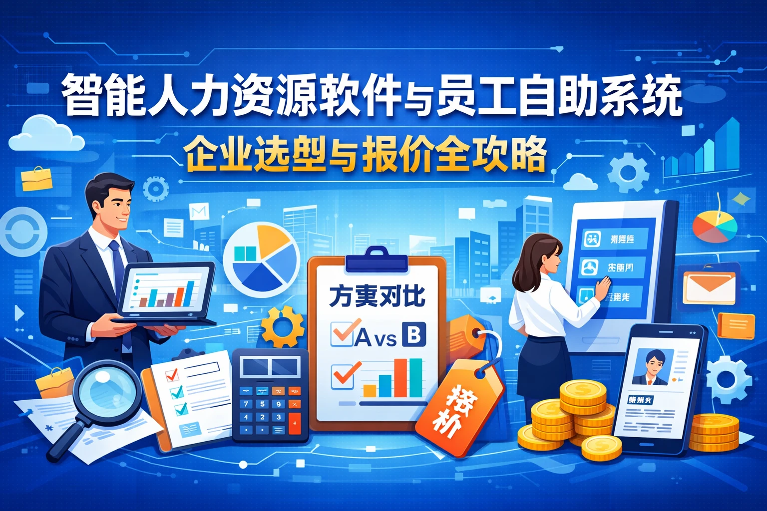 智能人力资源软件与员工自助系统：企业选型与报价全攻略
