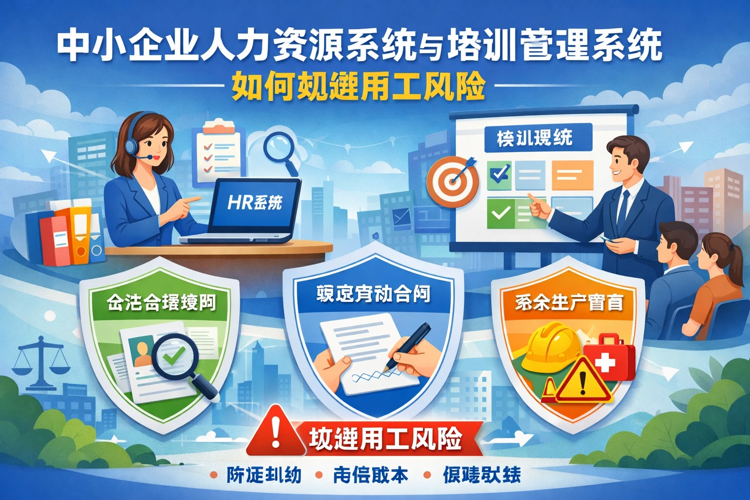 中小企业人力资源系统与培训管理系统如何规避用工风险