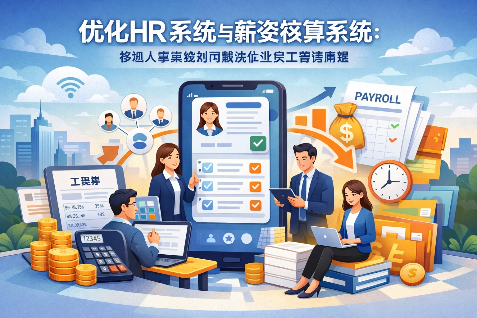 优化HR系统与薪资核算系统:移动人事系统如何解决企业员工管理难题