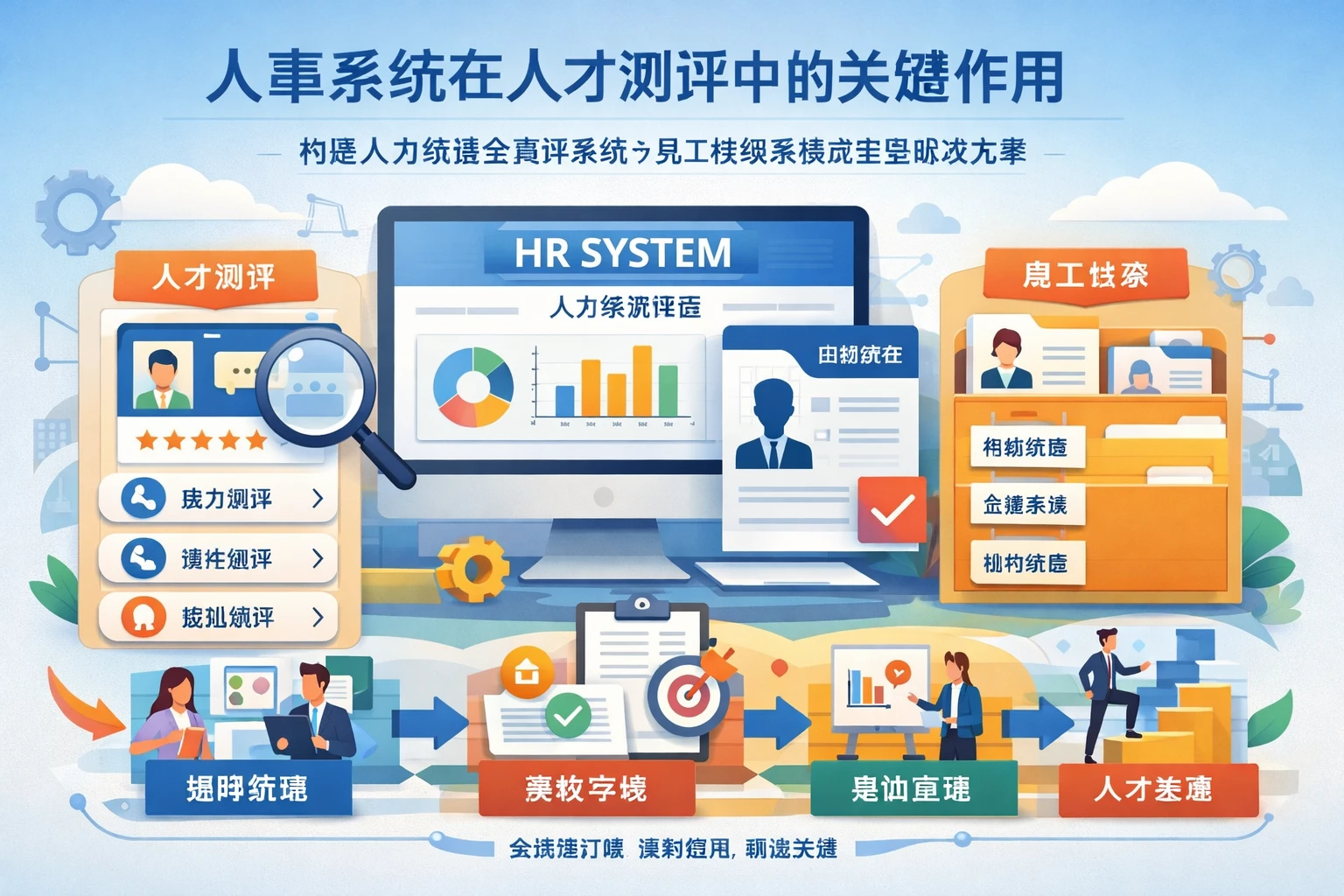 人事系统在人才测评中的关键作用：构建人力资源全流程系统与员工档案系统的完整解决方案