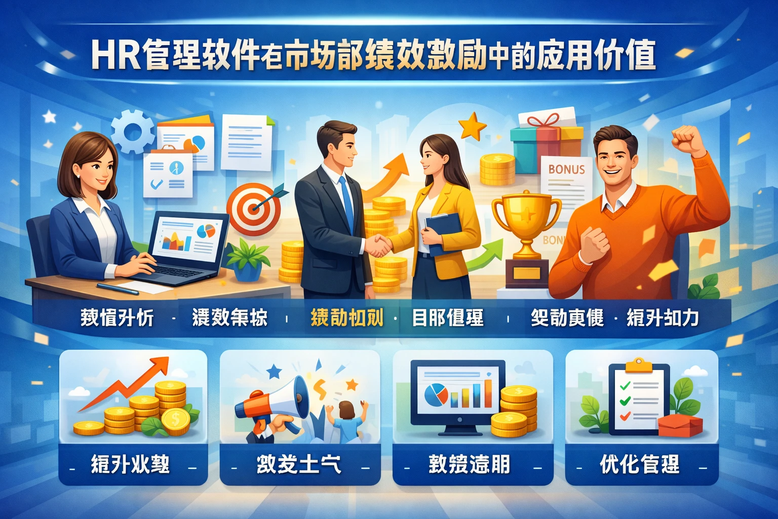 HR管理软件在市场部绩效激励中的应用价值