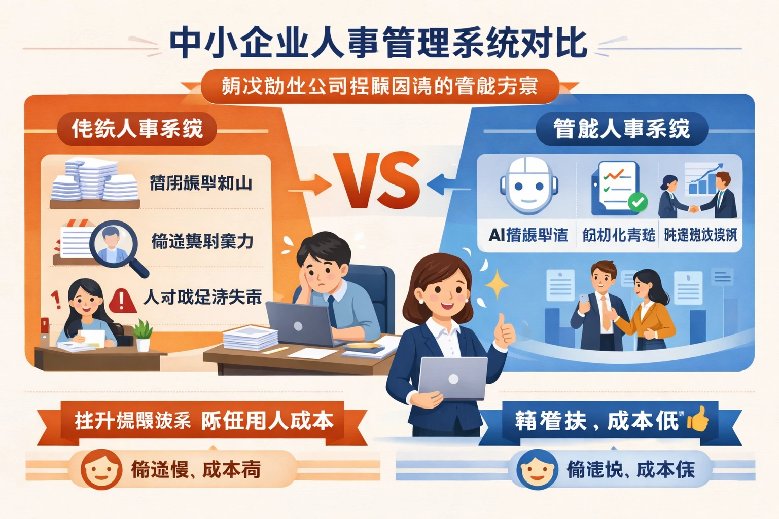 中小企业人事管理系统对比：解决创业公司招聘困境的智能方案