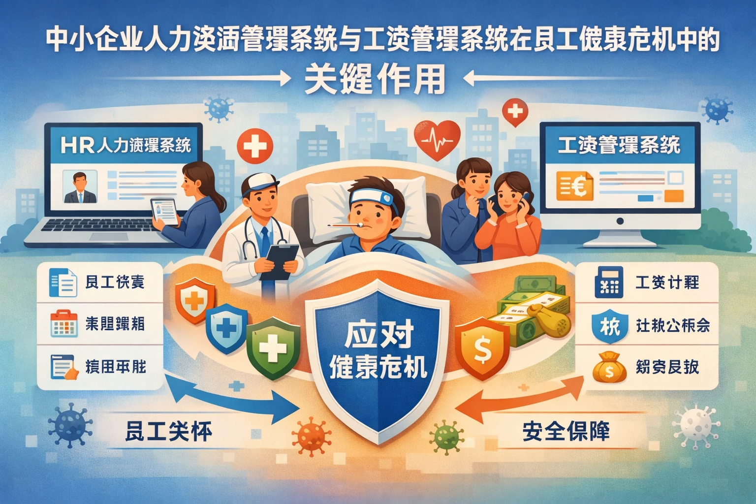 中小企业人力资源管理系统与工资管理系统在员工健康危机中的关键作用