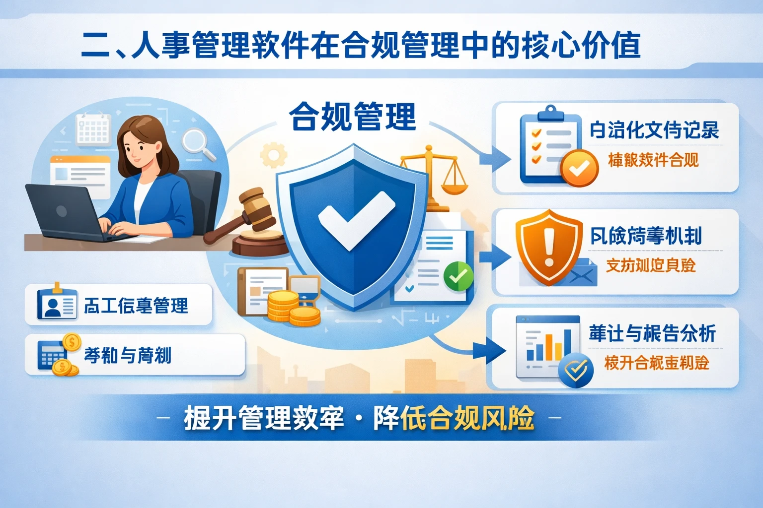 二、人事管理软件在合规管理中的核心价值
