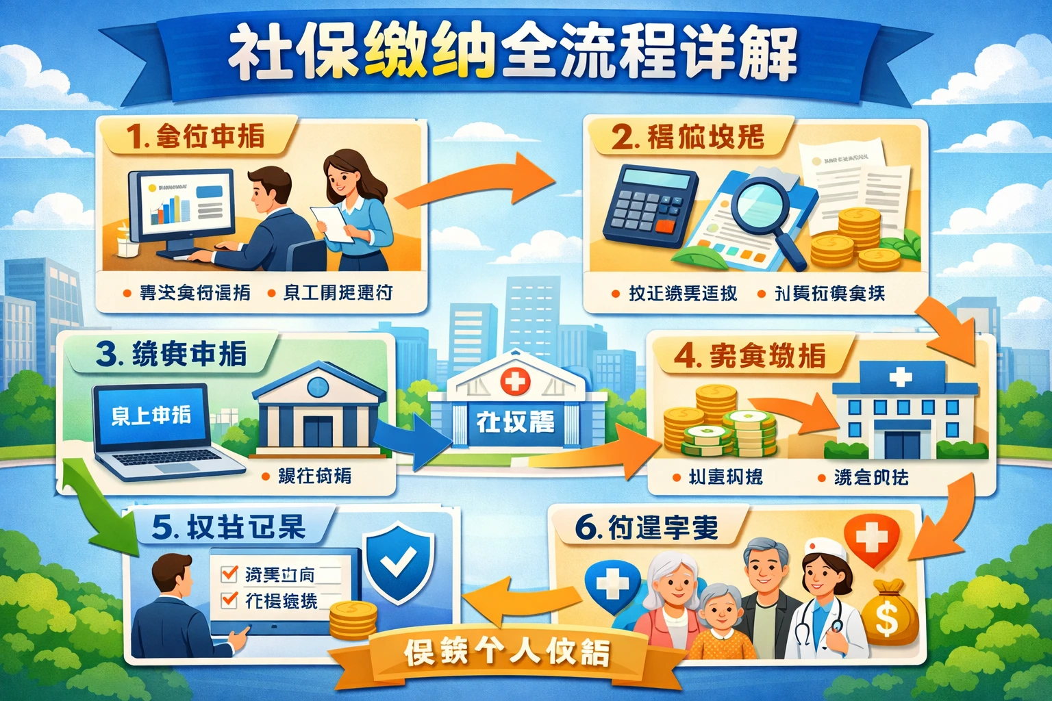 社保缴纳全流程详解