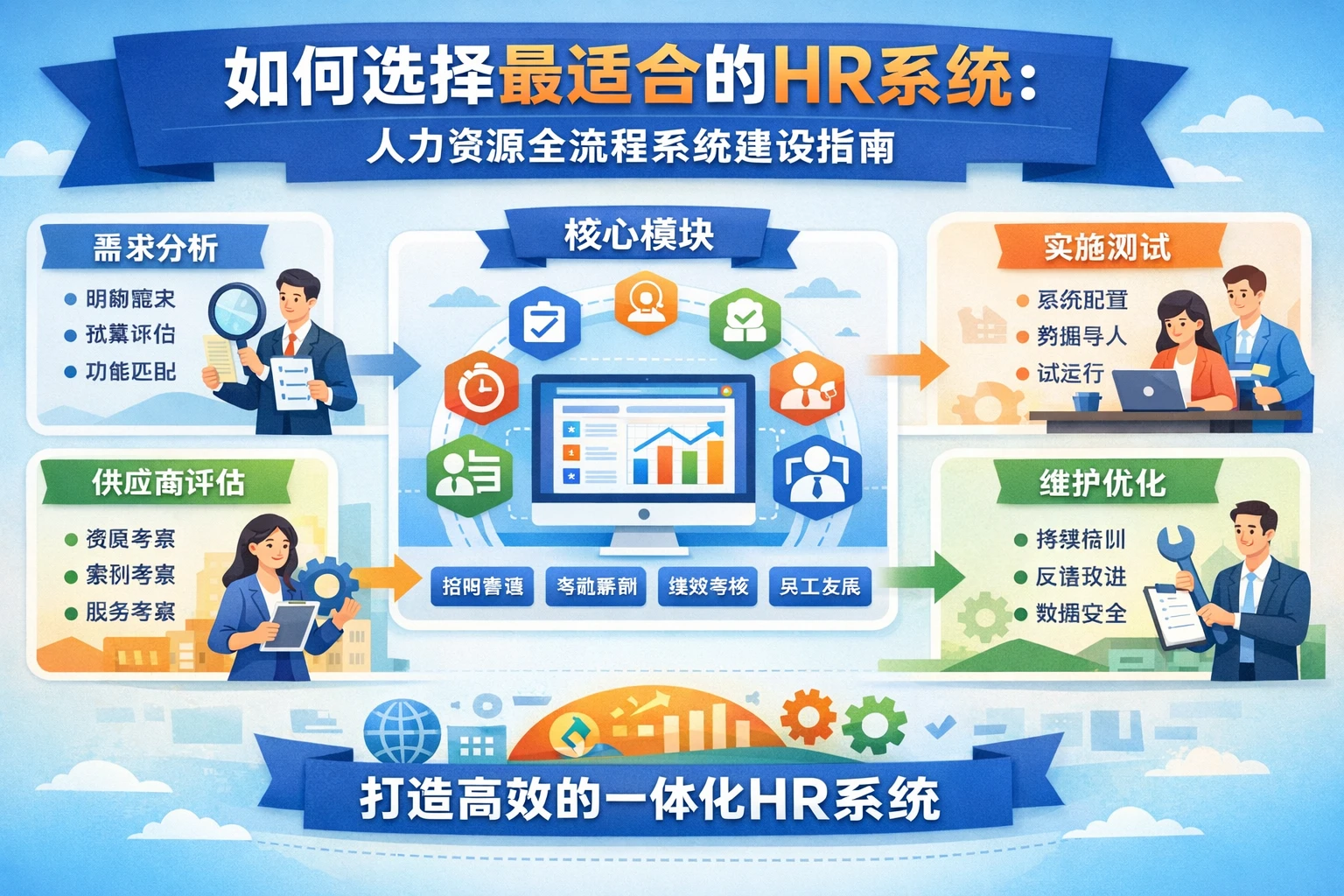 如何选择最适合的HR系统：人力资源全流程系统建设指南