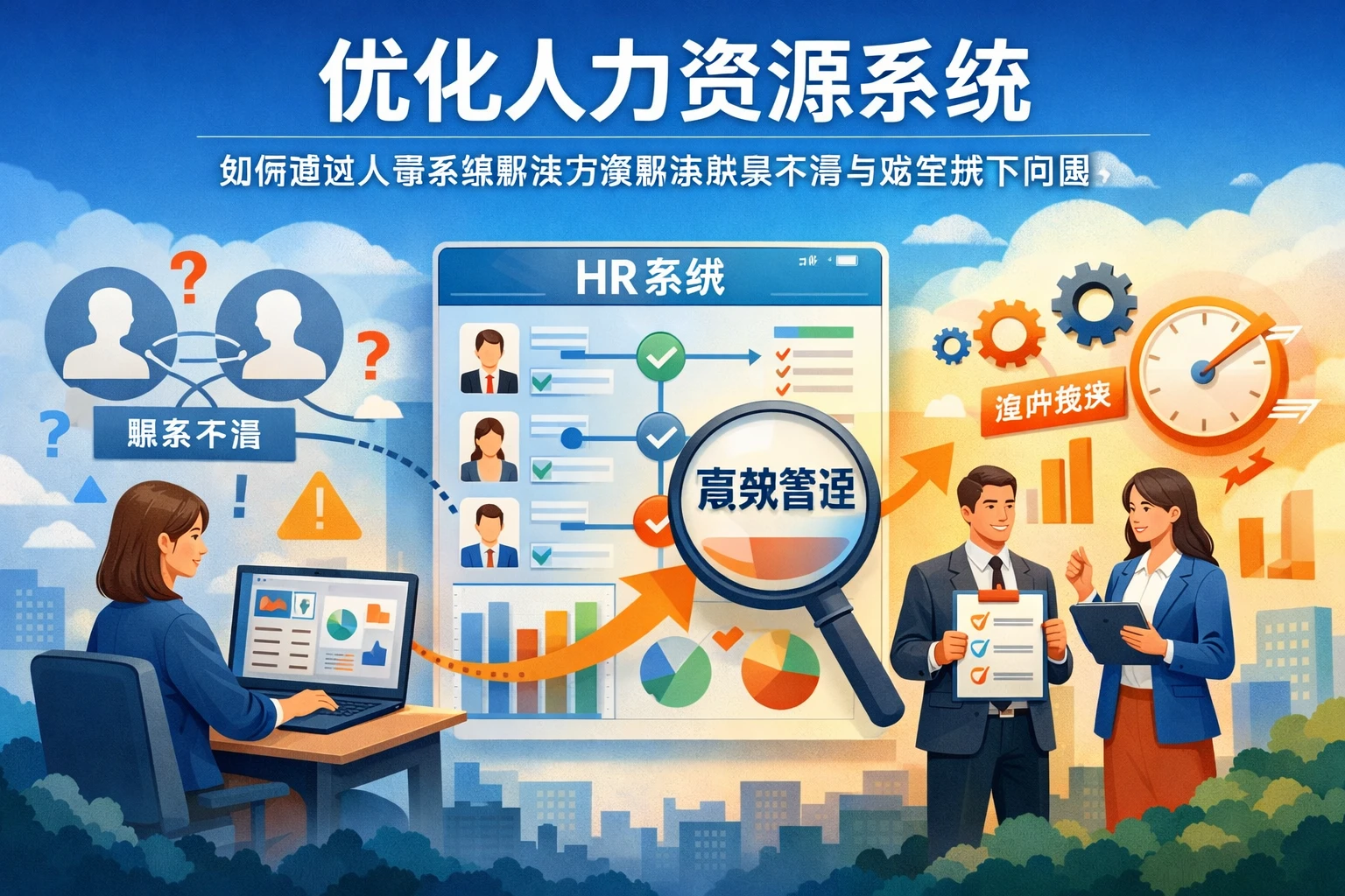 优化人力资源系统：如何通过人事系统解决方案解决职责不清与效率低下问题