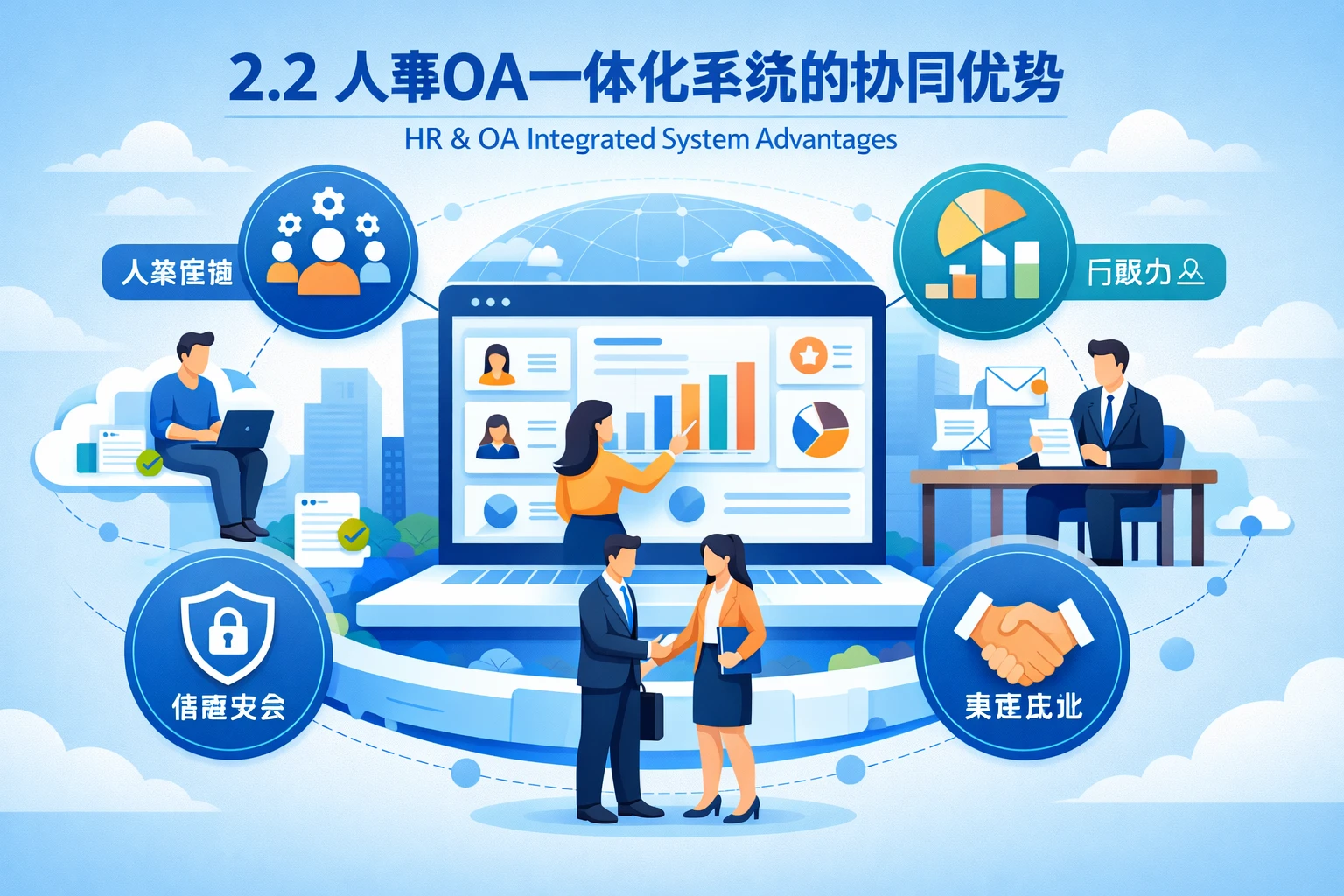 2.2 人事OA一体化系统的协同优势