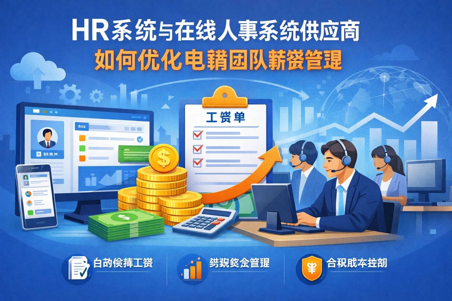 HR系统与在线人事系统供应商如何优化电销团队薪资管理