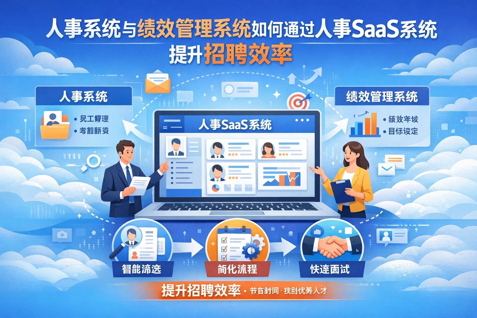 人事系统与绩效管理系统如何通过人事SaaS系统提升招聘效率