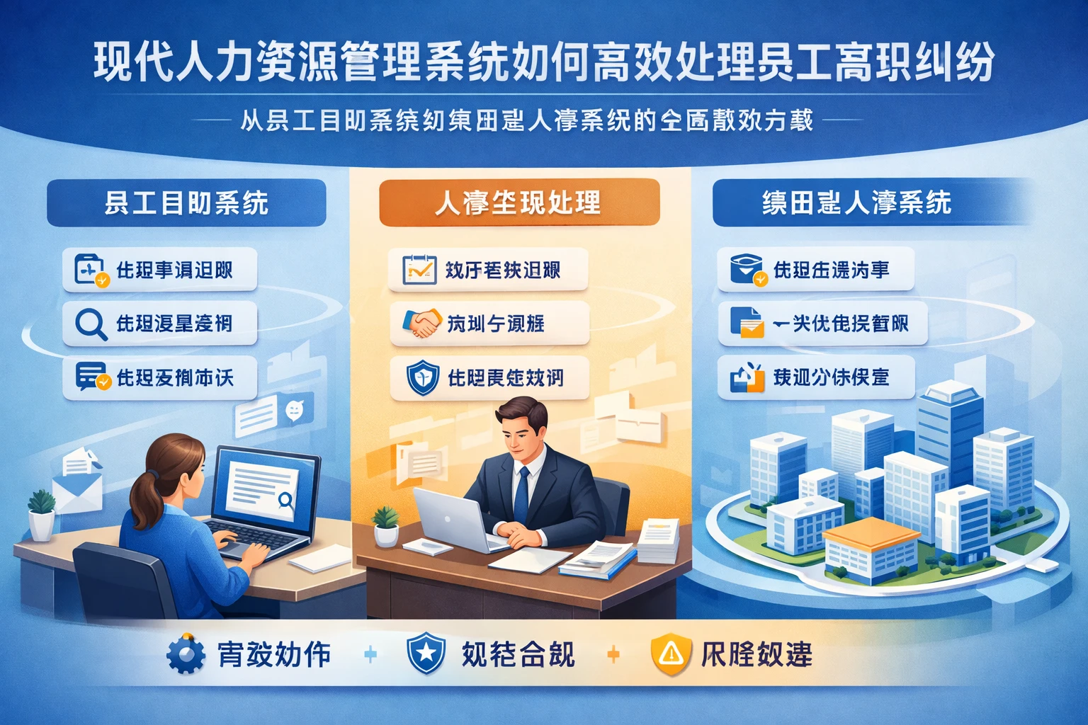 现代人力资源管理系统如何高效处理员工离职纠纷：从员工自助系统到集团型人事系统的全面解决方案