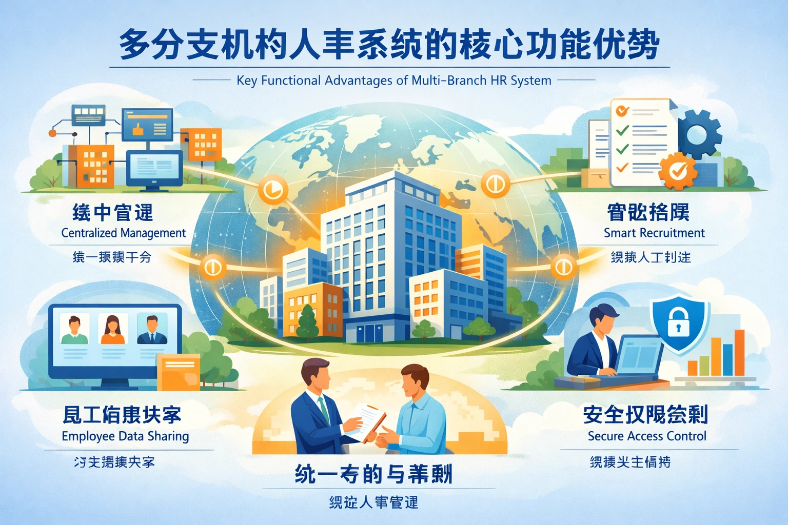多分支机构人事系统的核心功能优势