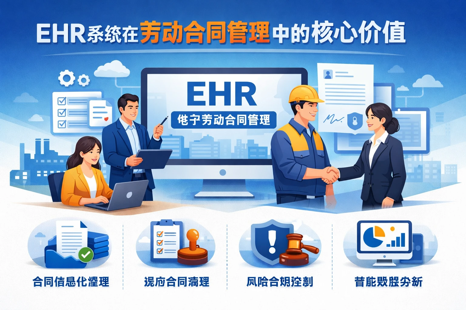 EHR系统在劳动合同管理中的核心价值