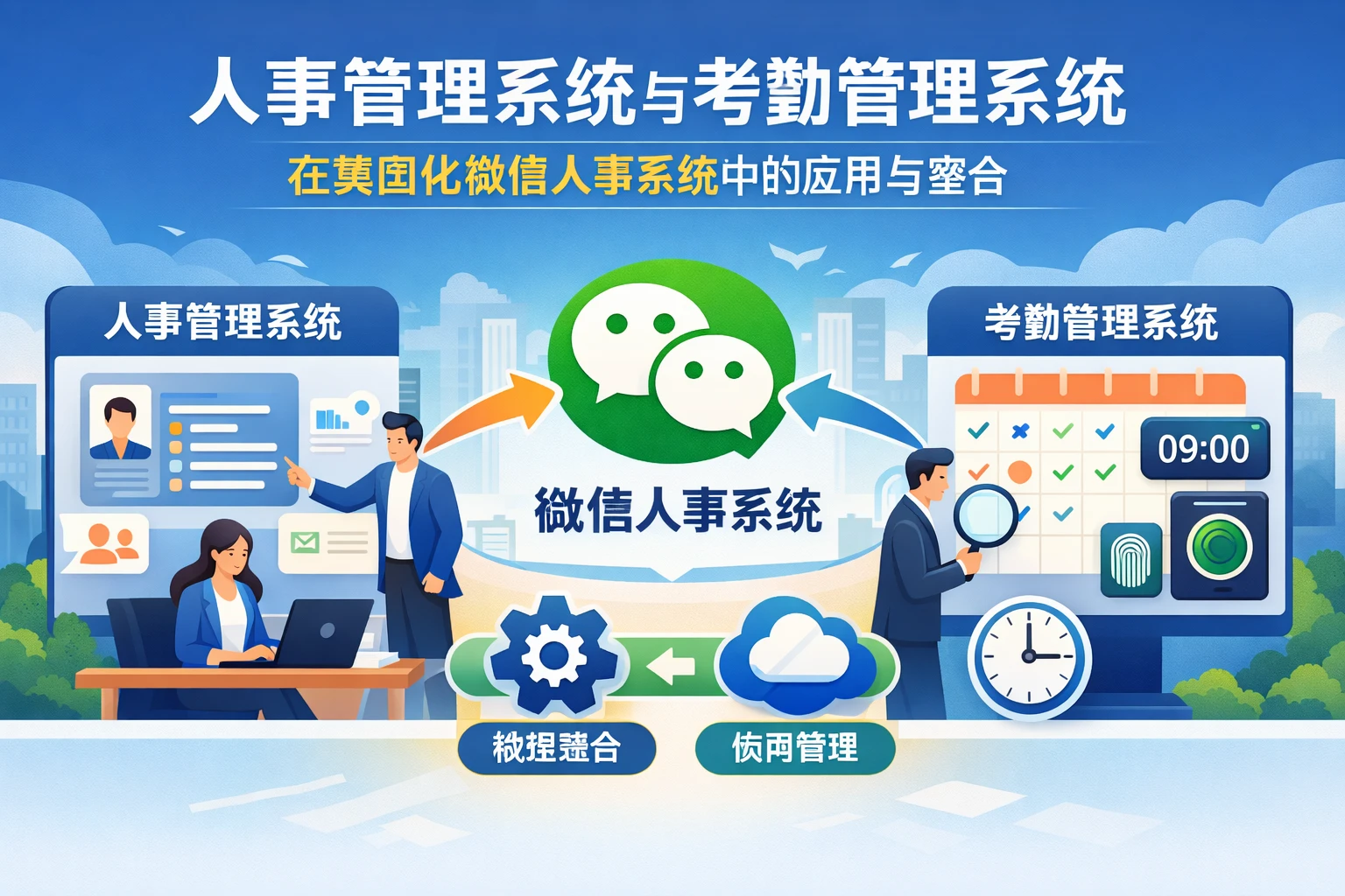 人事管理系统与考勤管理系统在集团化微信人事系统中的应用与整合