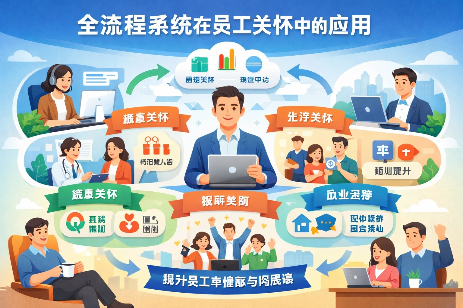 全流程系统在员工关怀中的应用