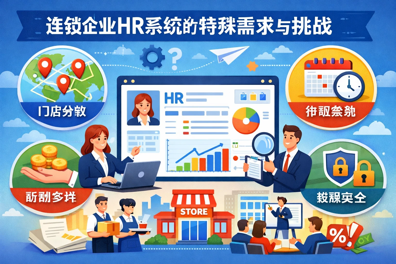 连锁企业HR系统的特殊需求与挑战