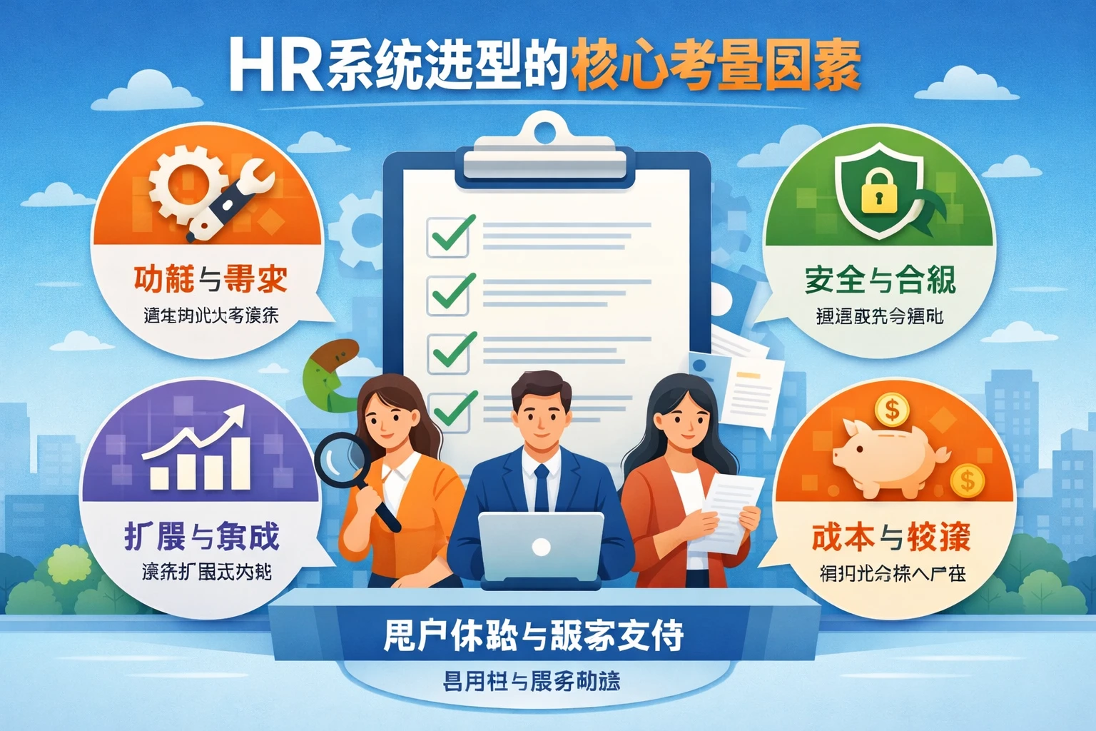 HR系统选型的核心考量因素