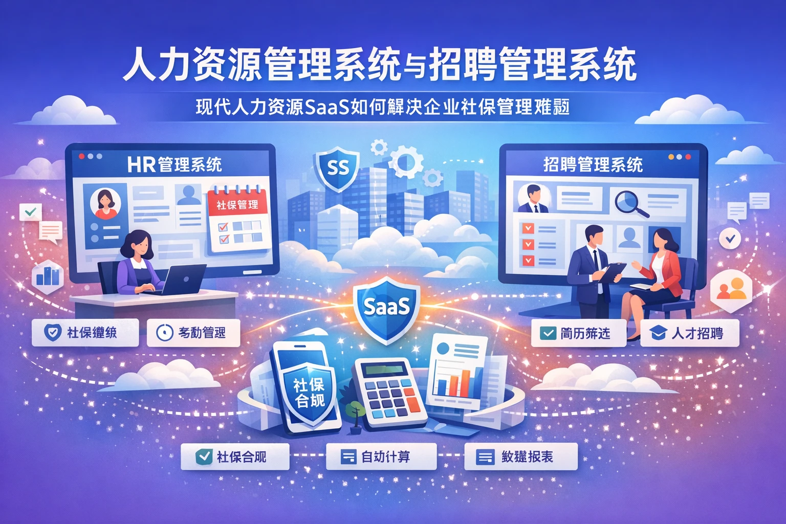 人力资源管理系统与招聘管理系统：现代人力资源SaaS如何解决企业社保管理难题