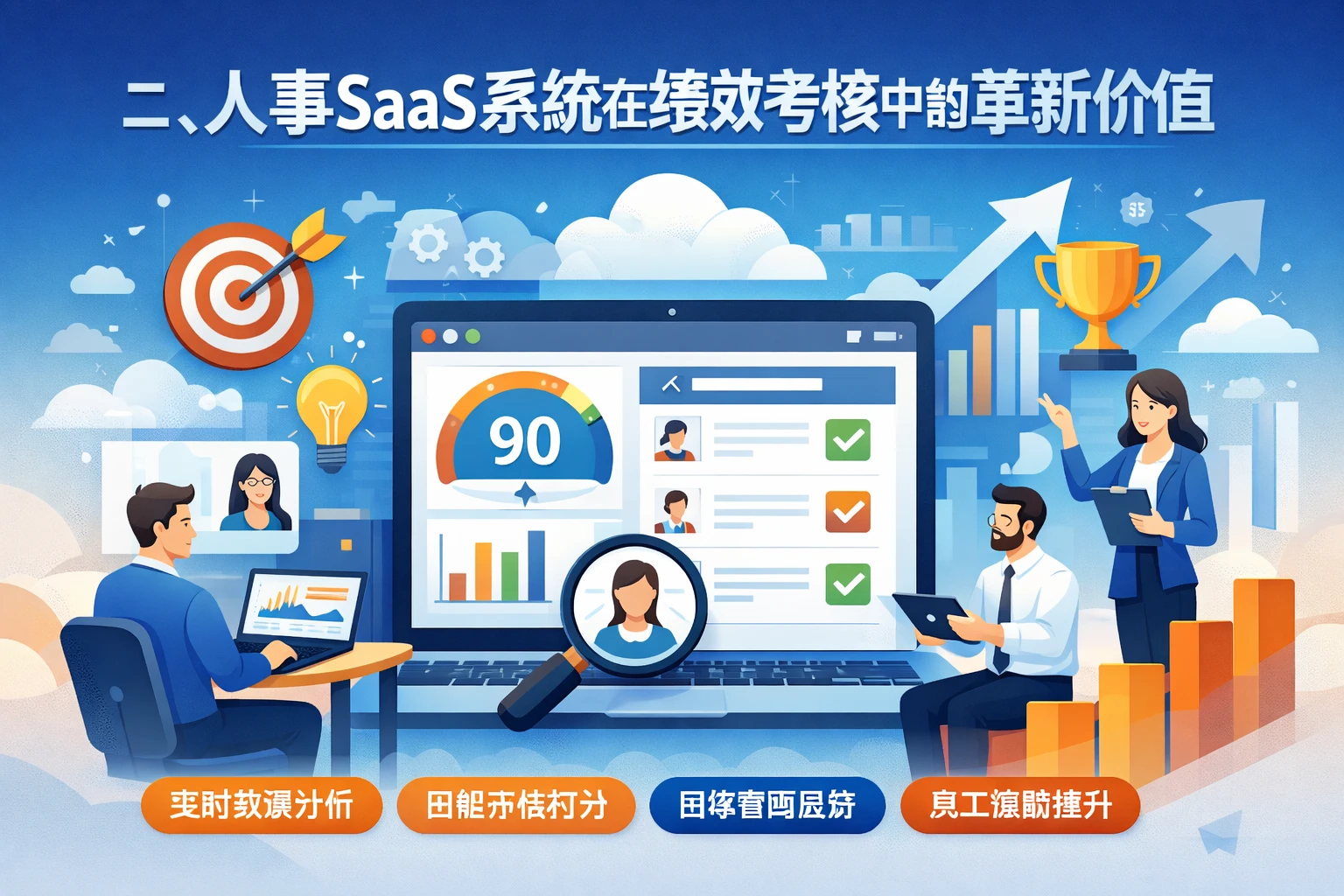 二、人事SaaS系统在绩效考核中的革新价值