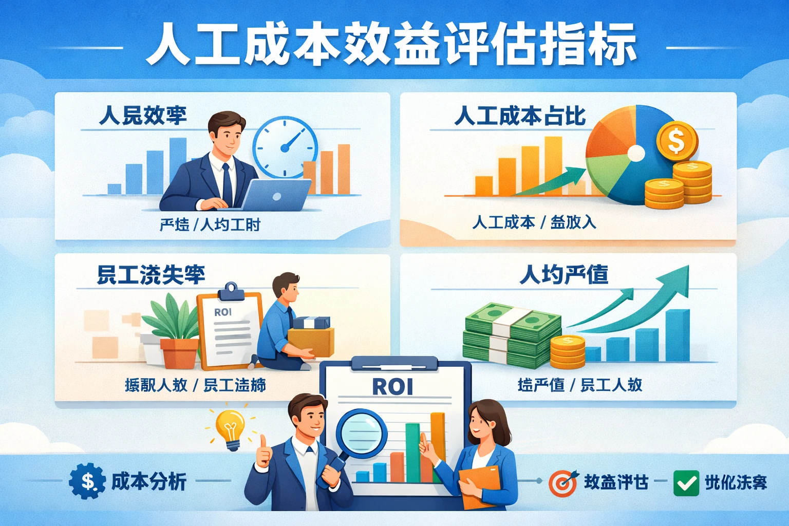 人工成本效益评估指标