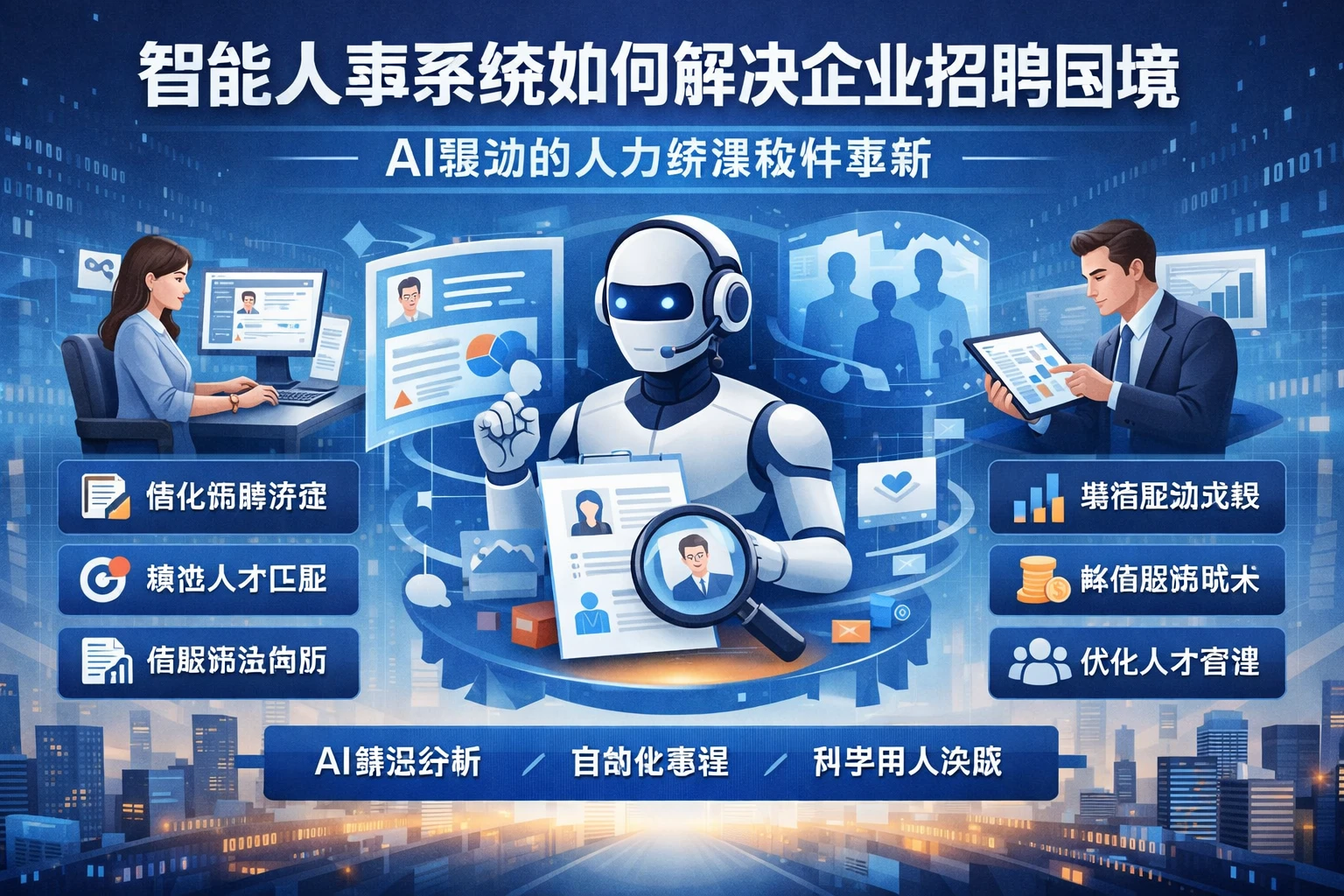 智能人事系统如何解决企业招聘困境：AI驱动的人力资源软件革新