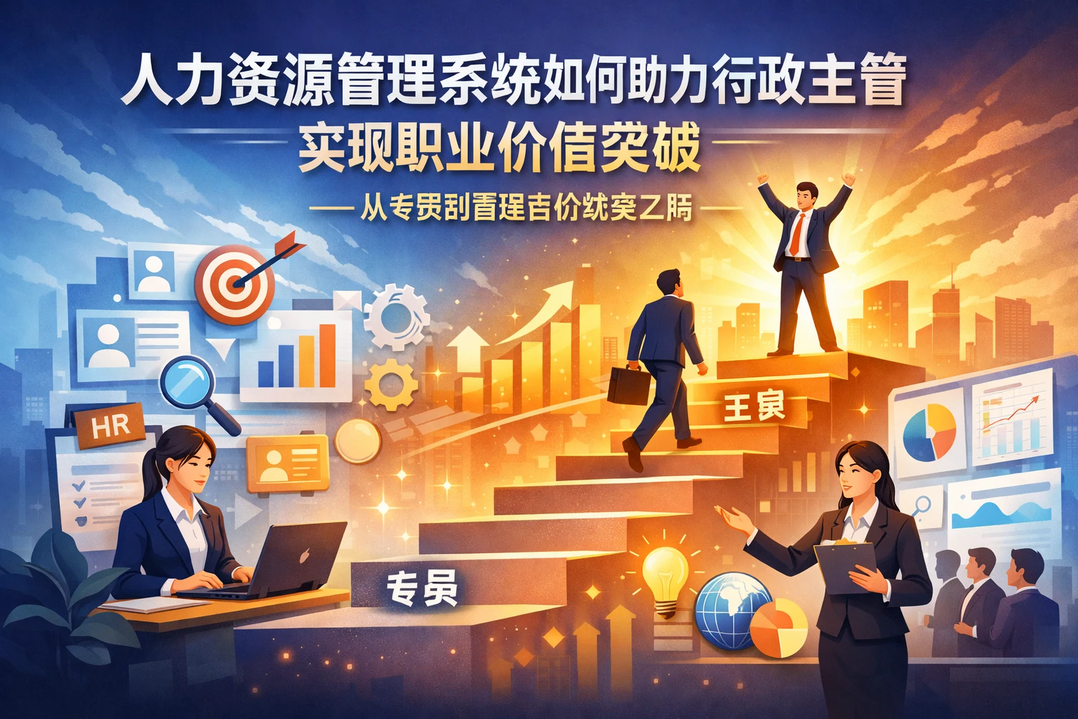 人力资源管理系统如何助力行政主管实现职业价值突破——从专员到管理者的蜕变之路