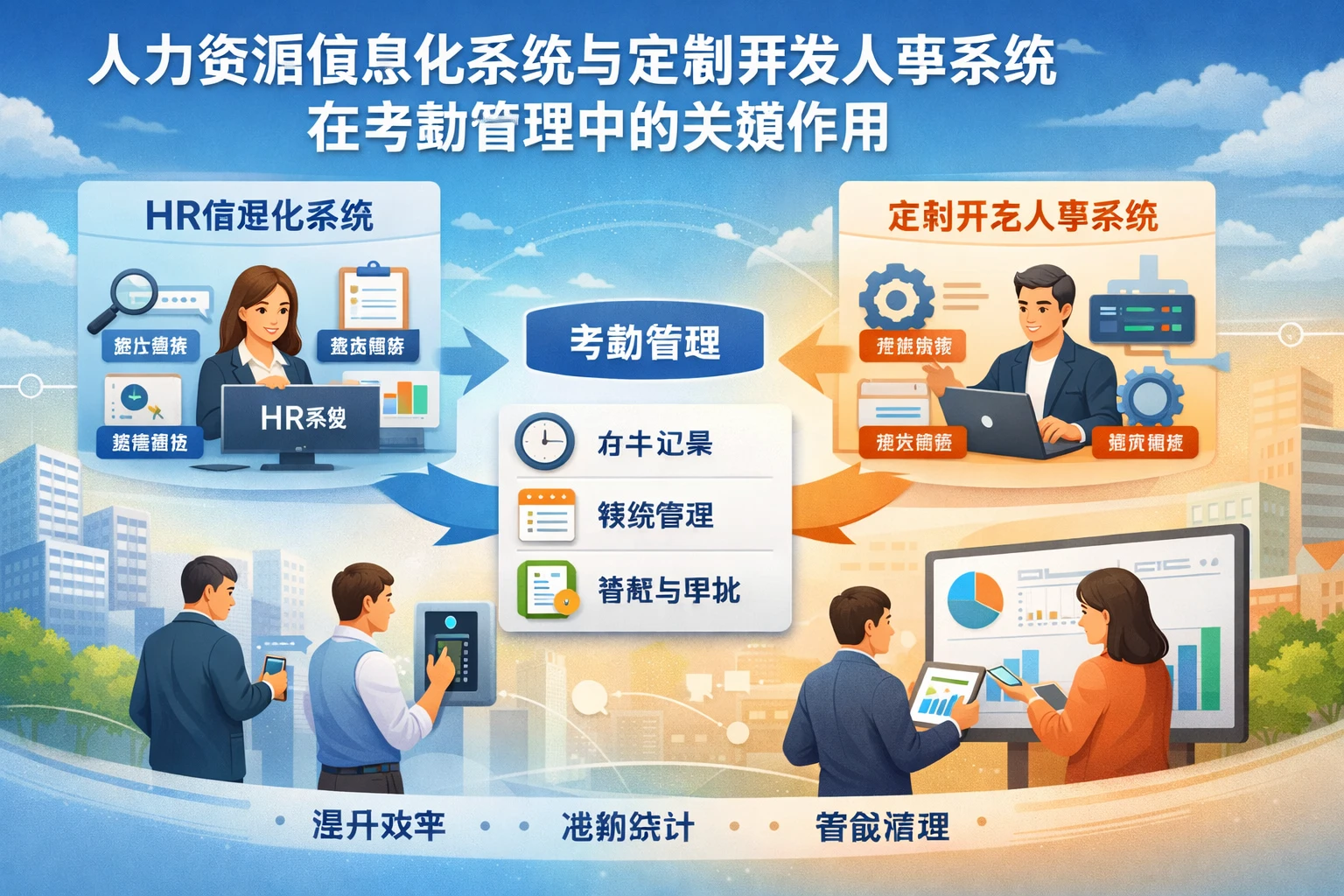 人力资源信息化系统与定制开发人事系统在考勤管理中的关键作用