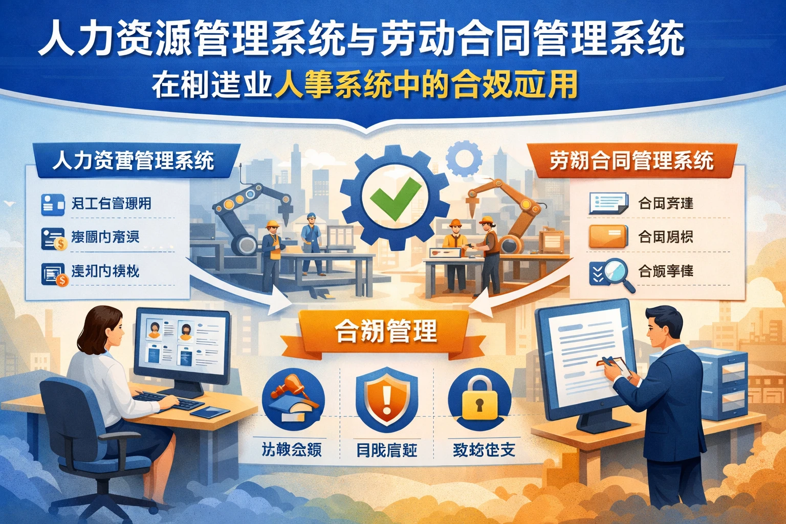 人力资源管理系统与劳动合同管理系统在制造业人事系统中的合规应用