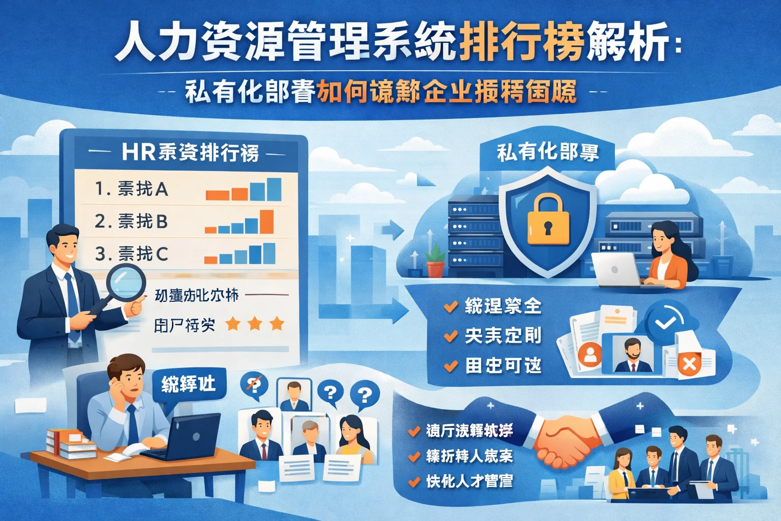 人力资源管理系统排行榜解析:私有化部署如何破解企业招聘困境
