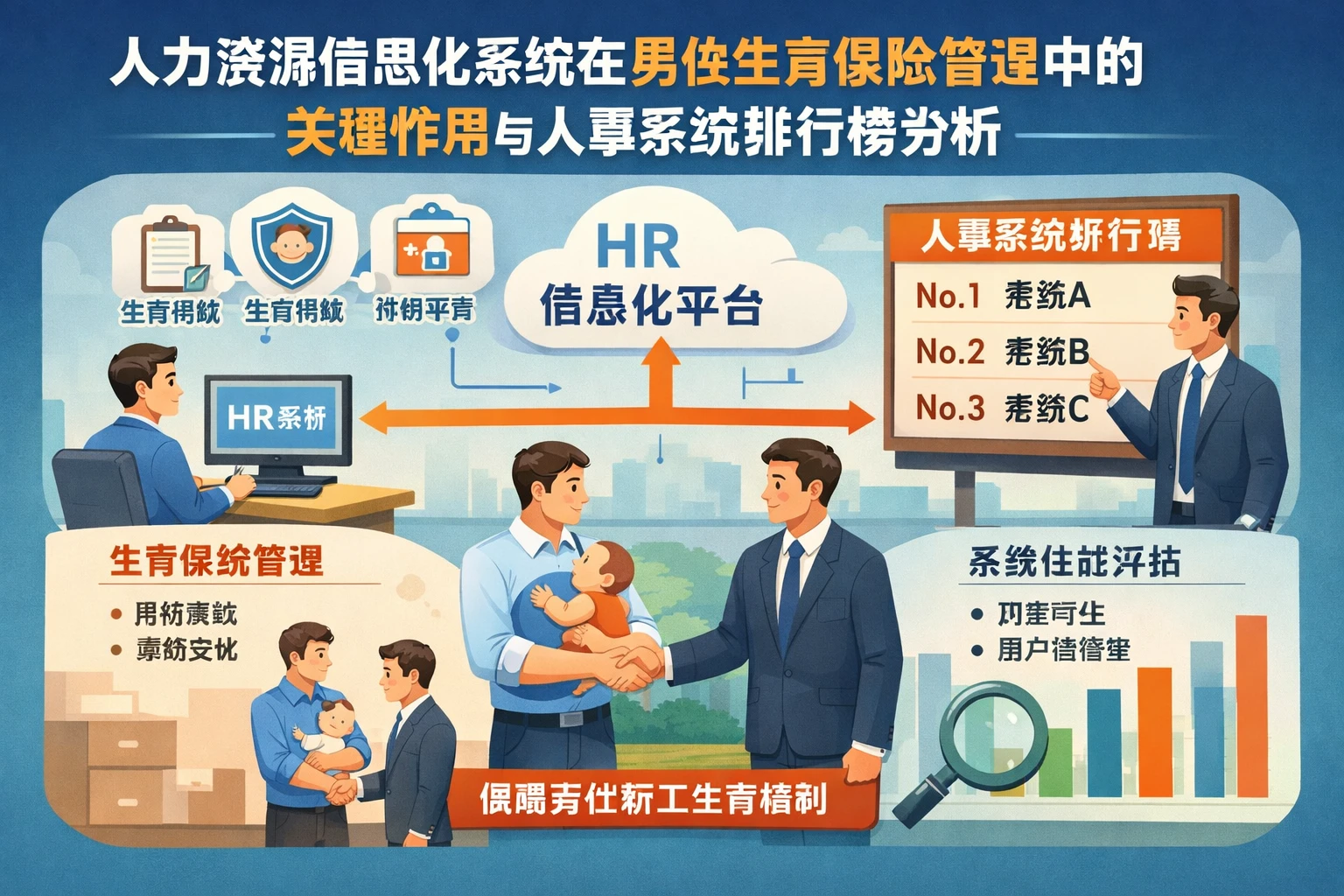 人力资源信息化系统在男性生育保险管理中的关键作用与人事系统排行榜分析