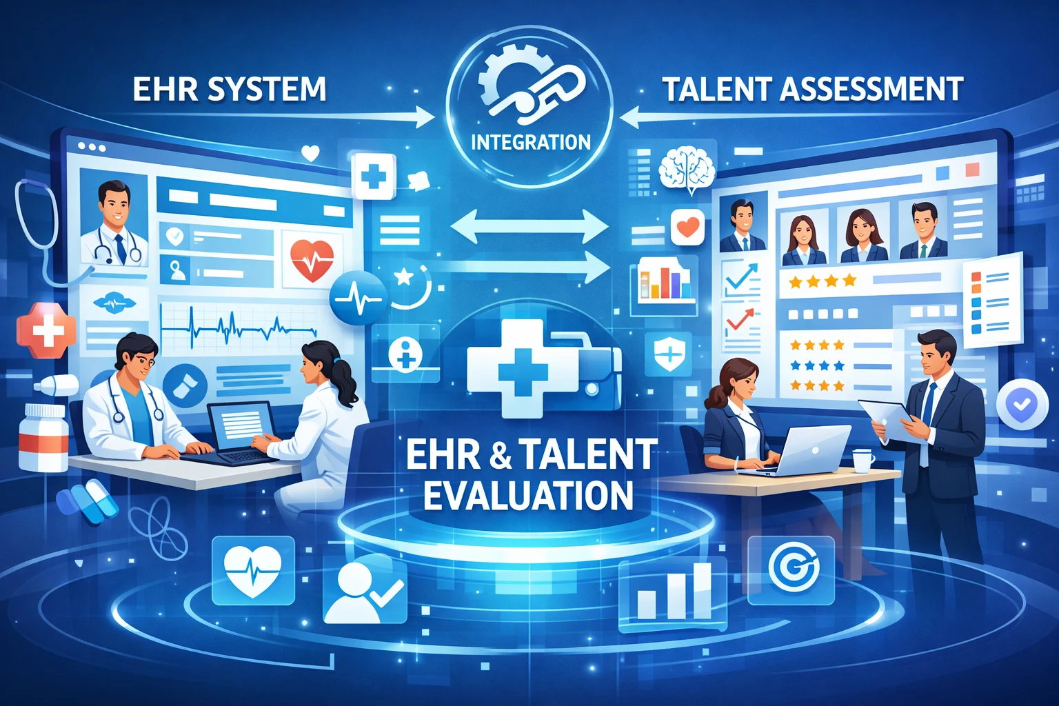 现代EHR系统与人才评估工具的整合