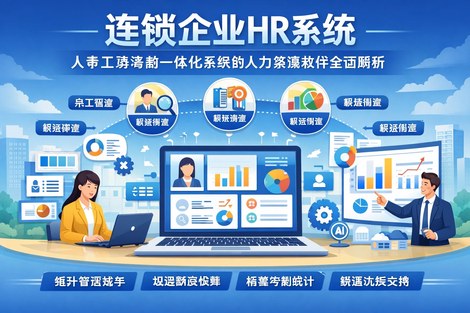 连锁企业HR系统：人事工资考勤一体化系统的人力资源软件全面解析