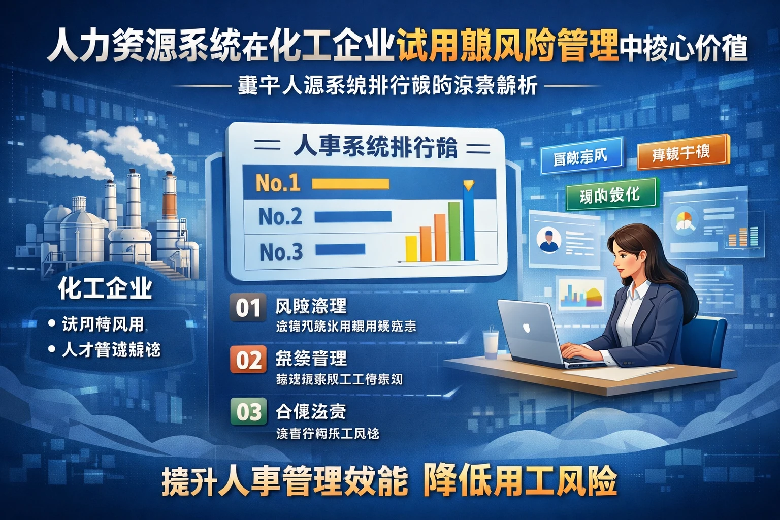 人力资源系统在化工企业试用期风险管理中的核心价值——基于人事系统排行榜的深度解析