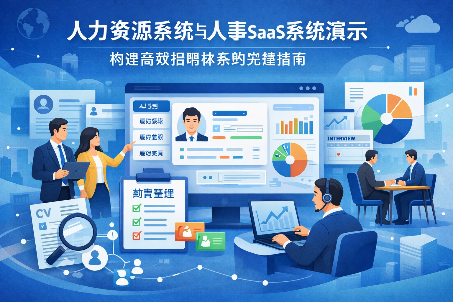 人力资源系统与人事SaaS系统演示：构建高效招聘体系的完整指南