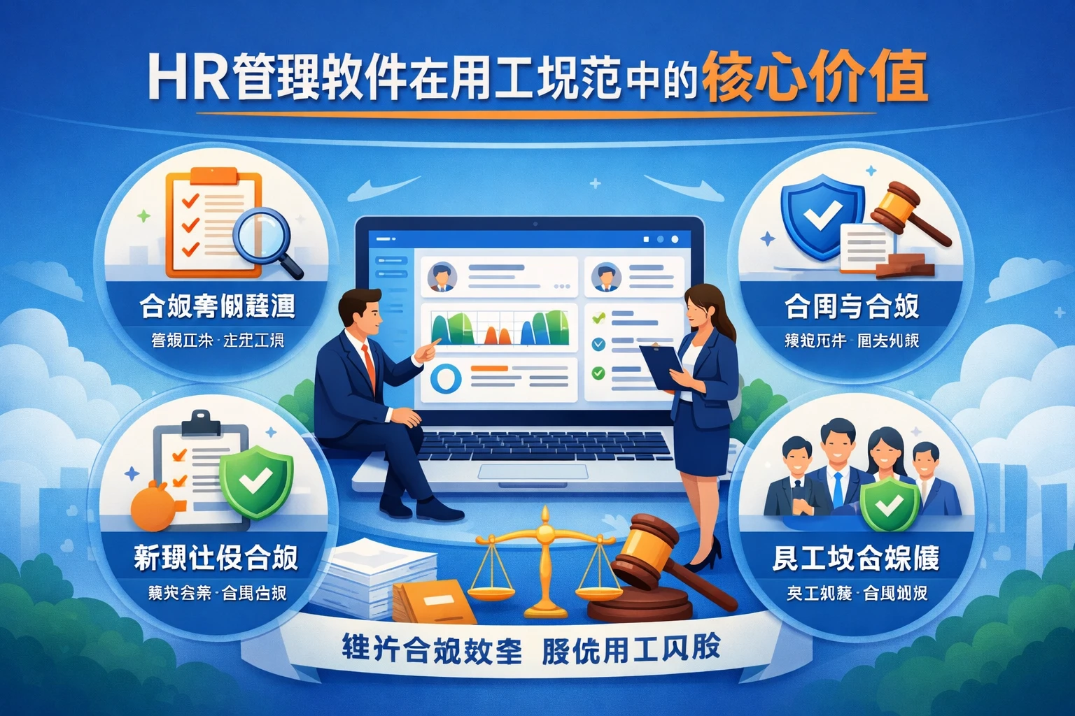 HR管理软件在用工规范中的核心价值