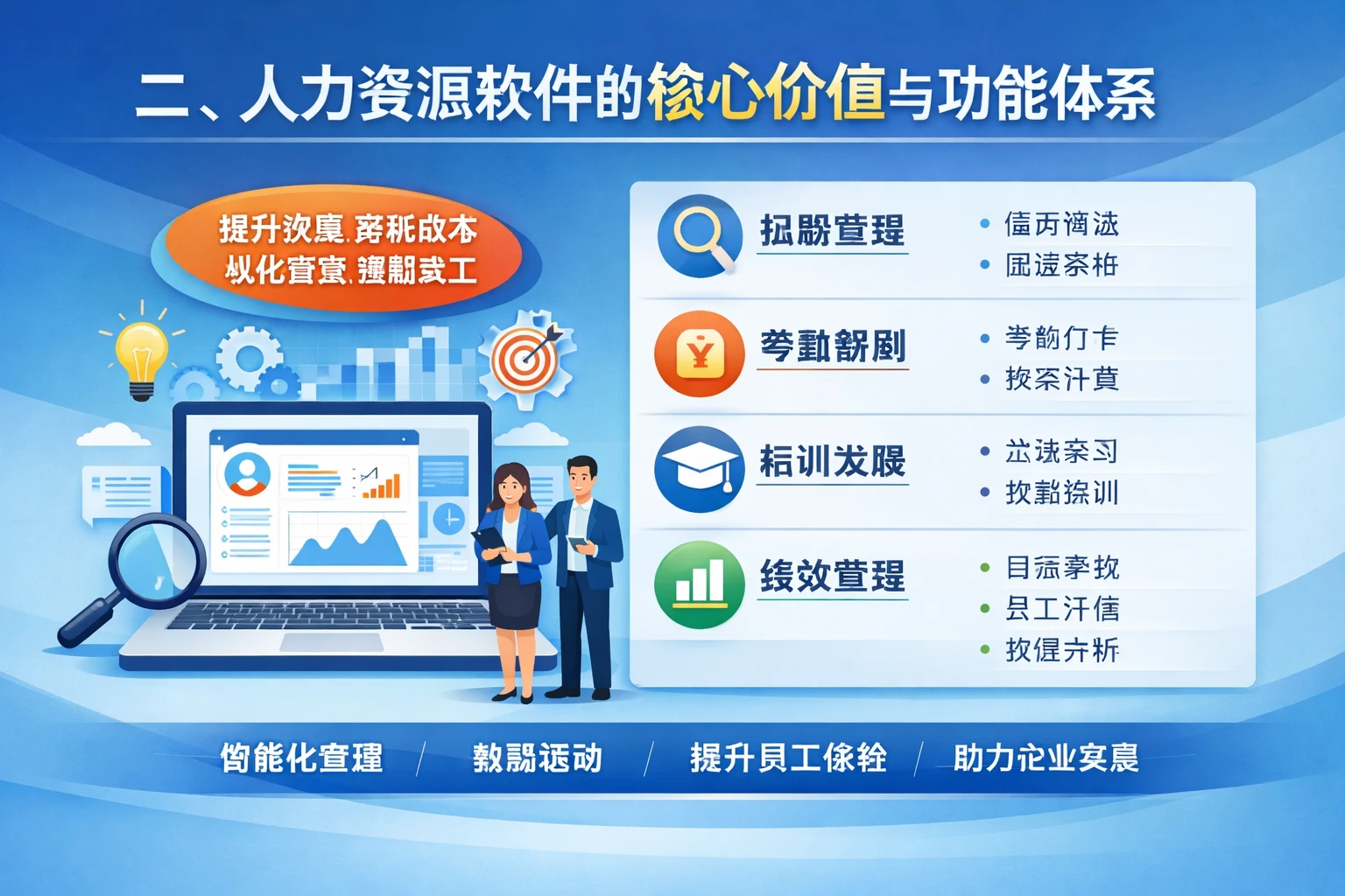 二、人力资源软件的核心价值与功能体系