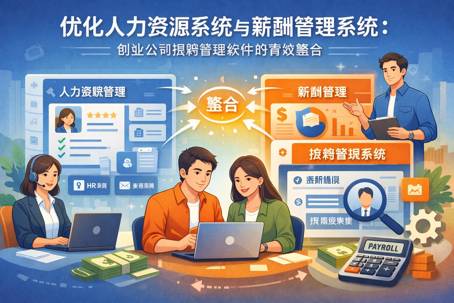 优化人力资源系统与薪酬管理系统：创业公司招聘管理软件的有效整合