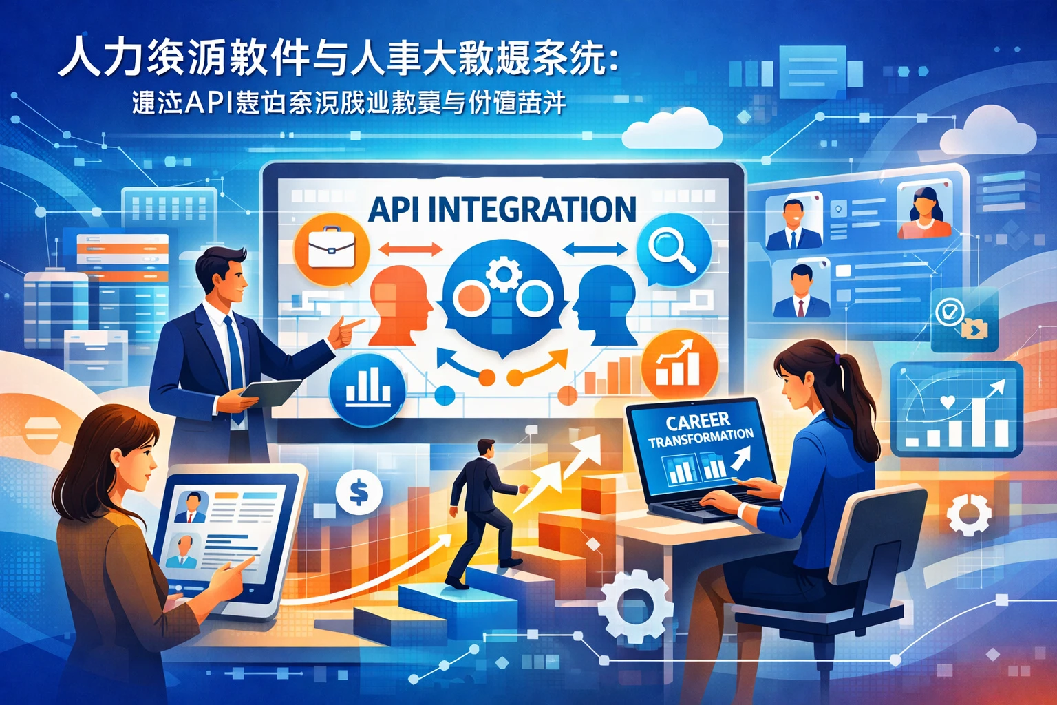 人力资源软件与人事大数据系统:通过API接口实现职业转型与价值提升