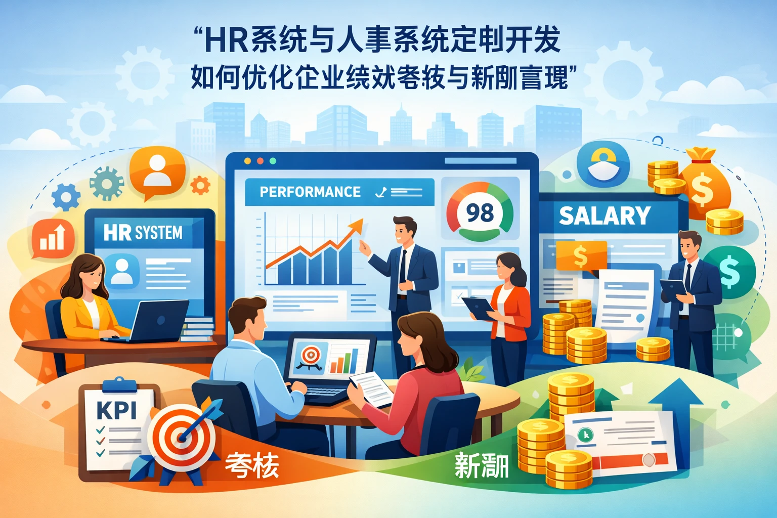 HR系统与人事系统定制开发如何优化企业绩效考核与薪酬管理