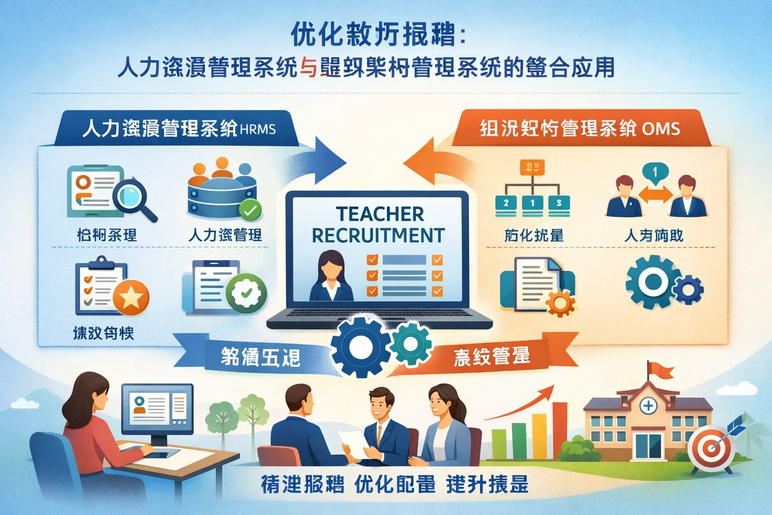 优化教师招聘：人力资源管理系统与组织架构管理系统的整合应用
