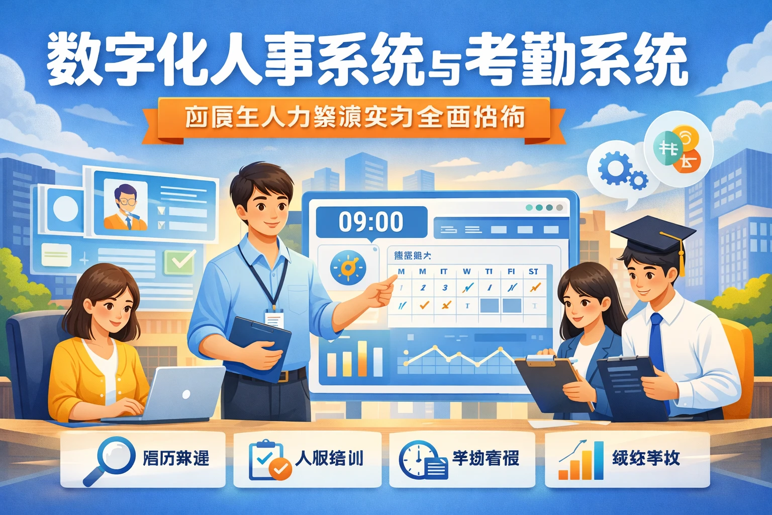 数字化人事系统与考勤系统：应届生人力资源实习全面指南