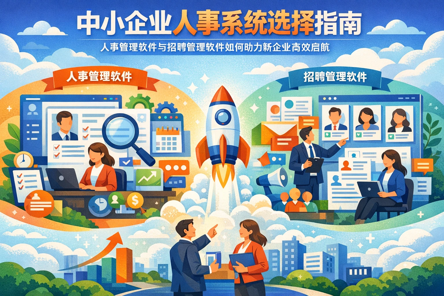 中小企业人事系统选择指南：人事管理软件与招聘管理软件如何助力新企业高效启航